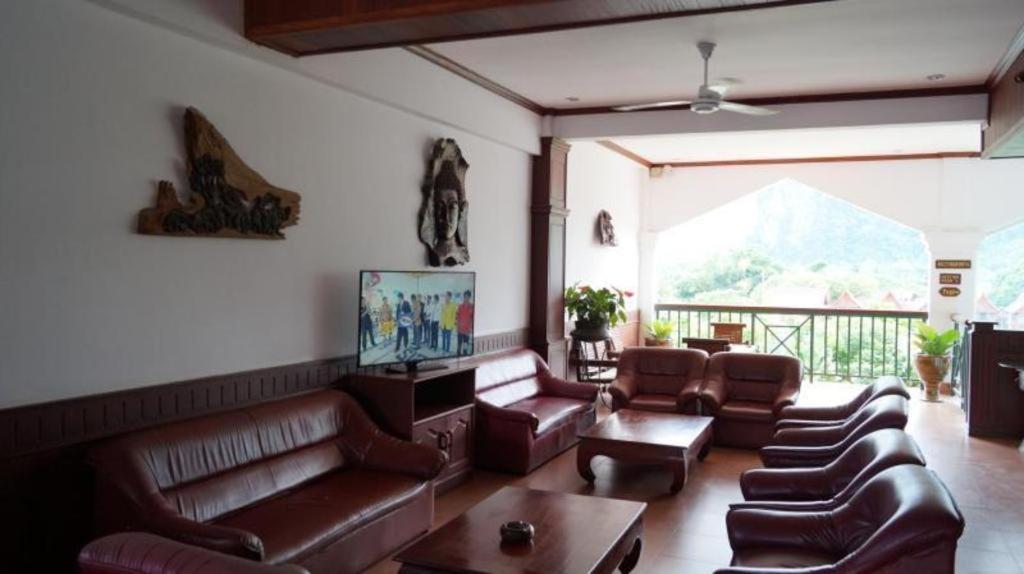 โรงแรมวันสนา วังเวียง ภายนอก รูปภาพ