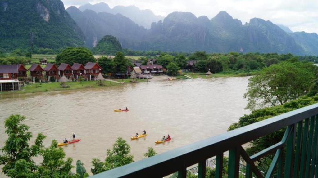 โรงแรมวันสนา วังเวียง ภายนอก รูปภาพ