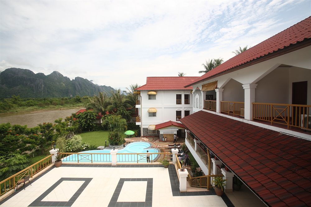 โรงแรมวันสนา วังเวียง ภายนอก รูปภาพ